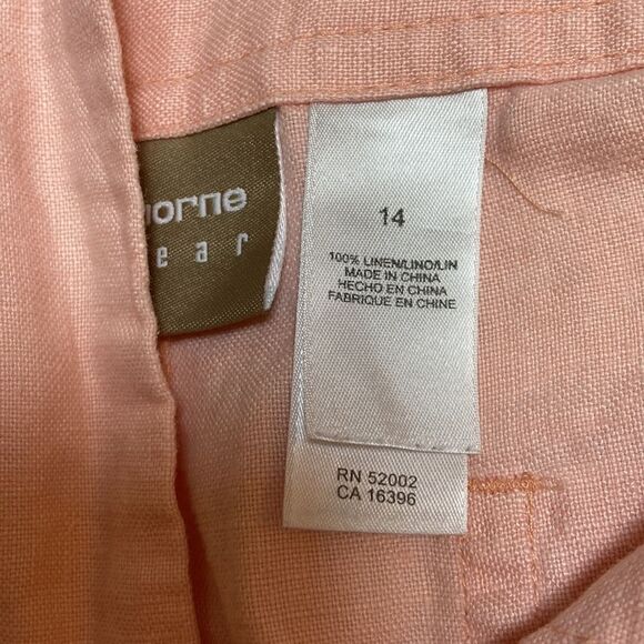 Liz Claiborne 100% Linen Womens’ Shorts - Picture 8 of 11